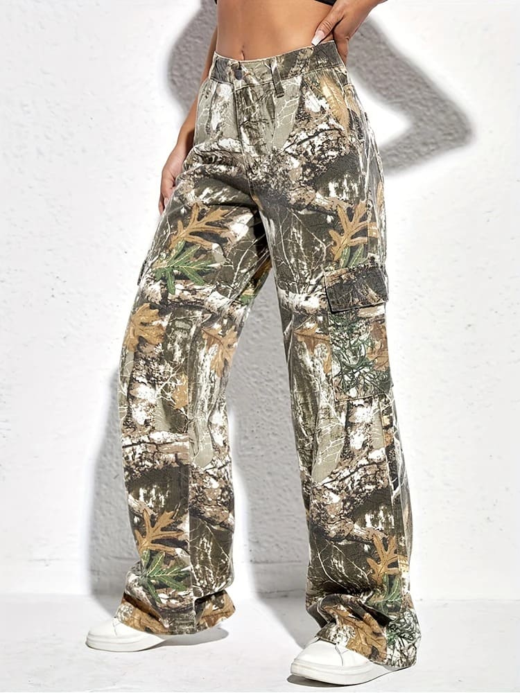 Calça Cargo Camuflada